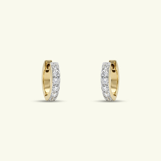 Sevia Diamond Hoop Earrings