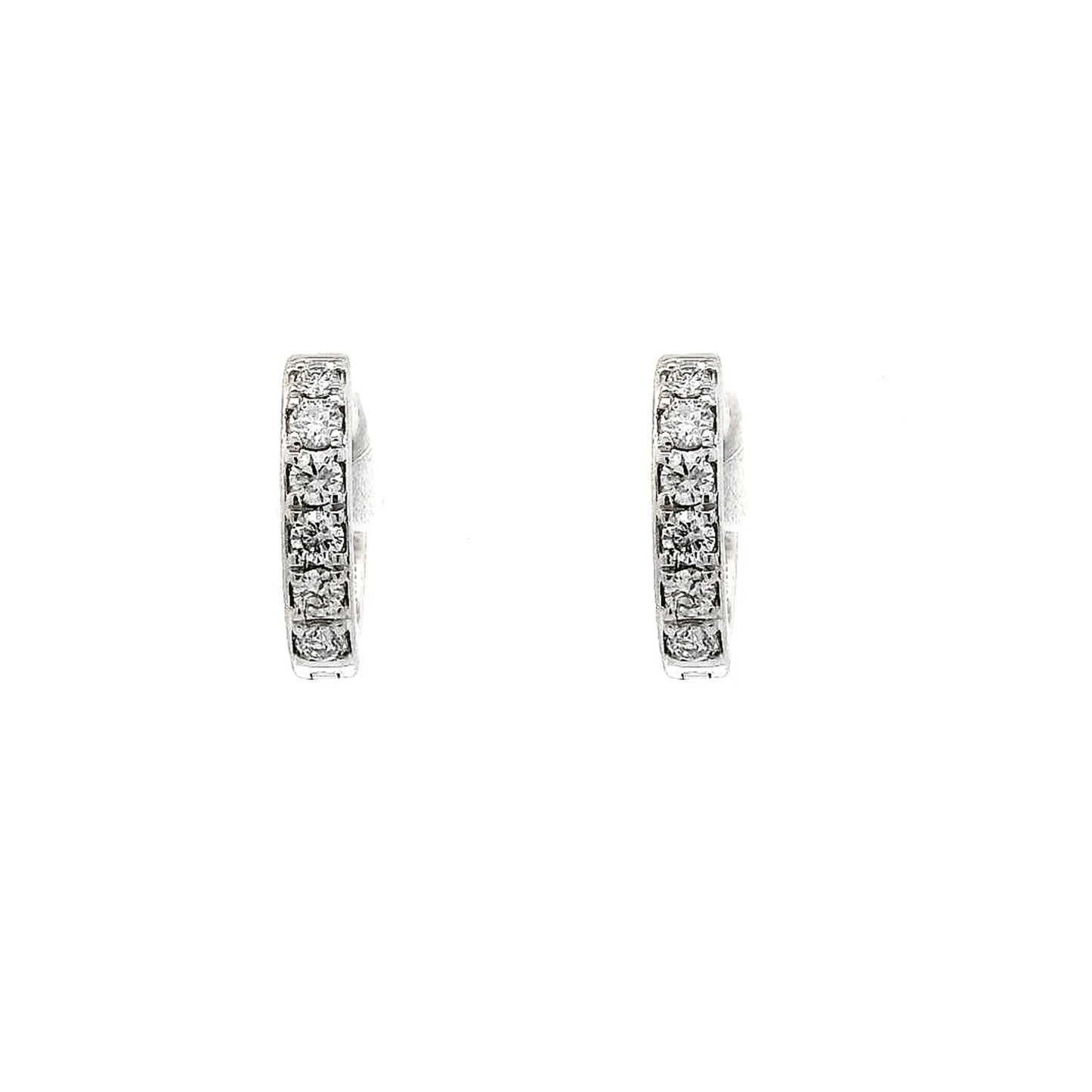 Sevia Diamond Hoop Earrings