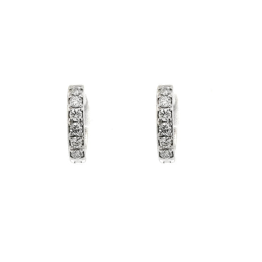 Sevia Diamond Hoop Earrings
