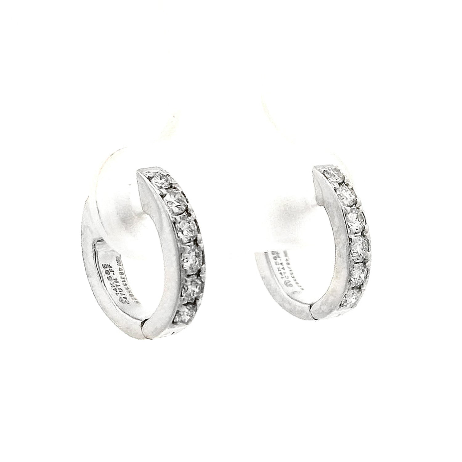 Sevia Diamond Hoop Earrings