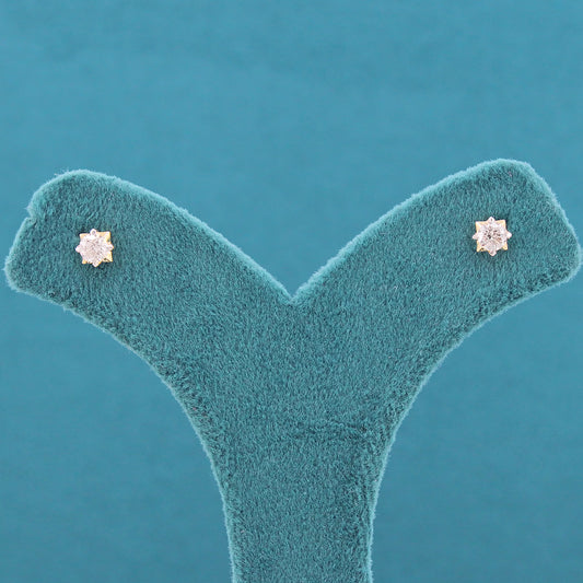 Neyari Solitaire Diamond Stud Earrings
