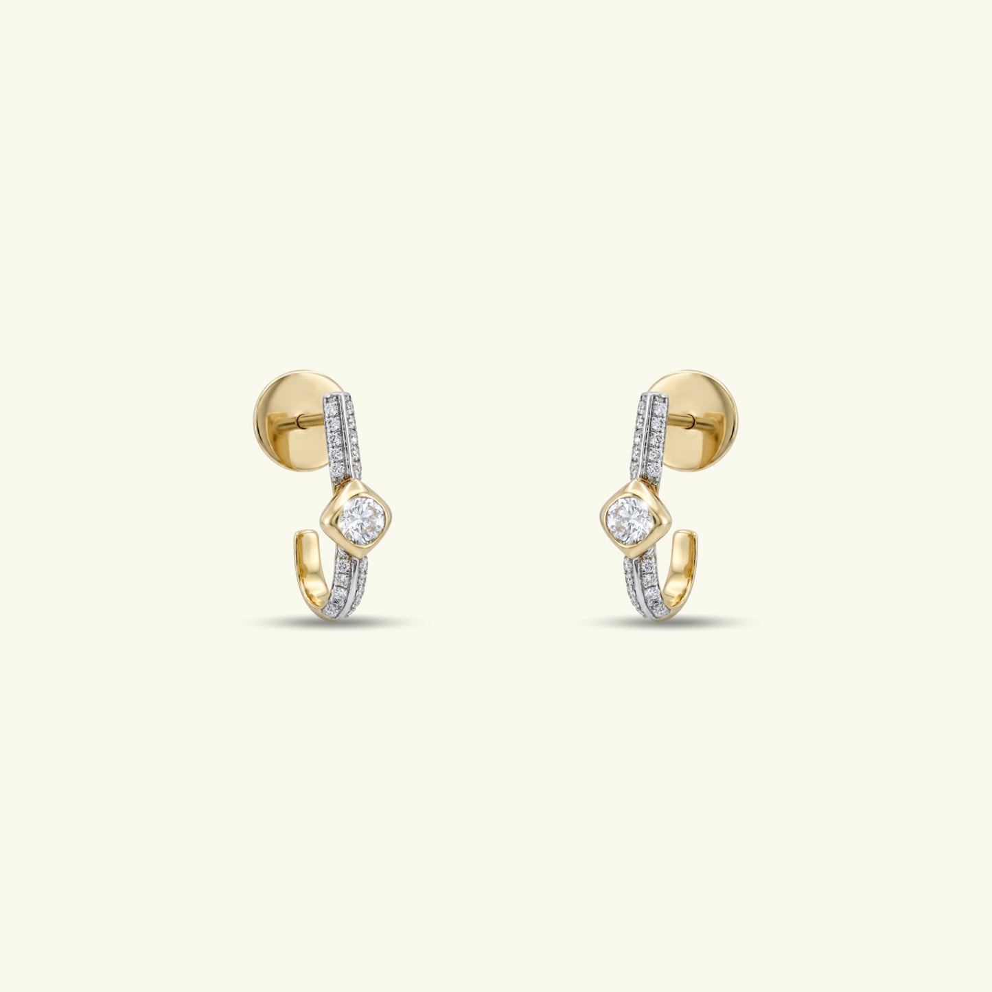 Orira Diamond Hoop Earrings