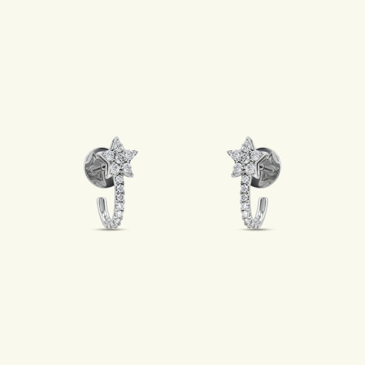 Erona Diamond Hoop Earrings