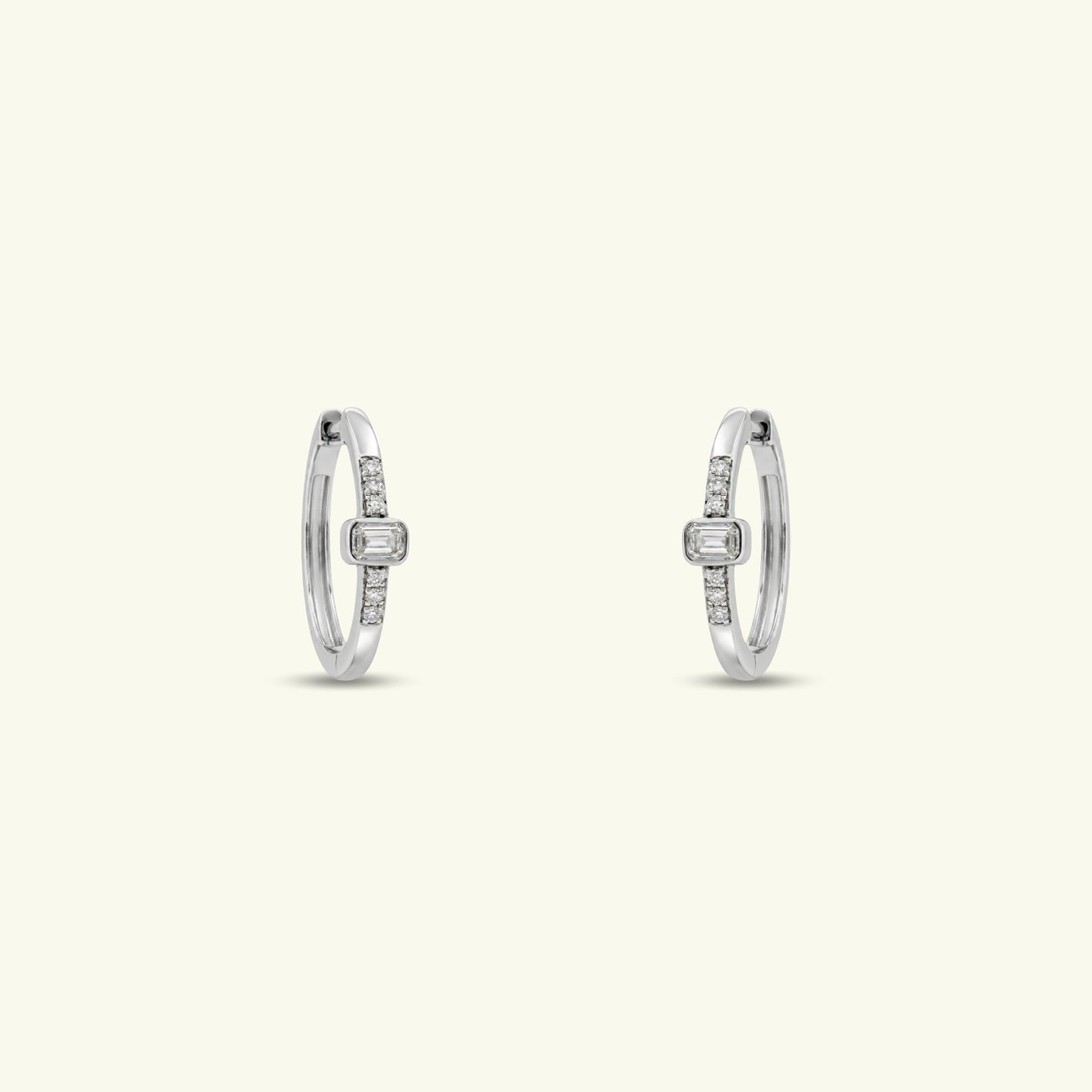 Ivara Diamond Hoop Earrings