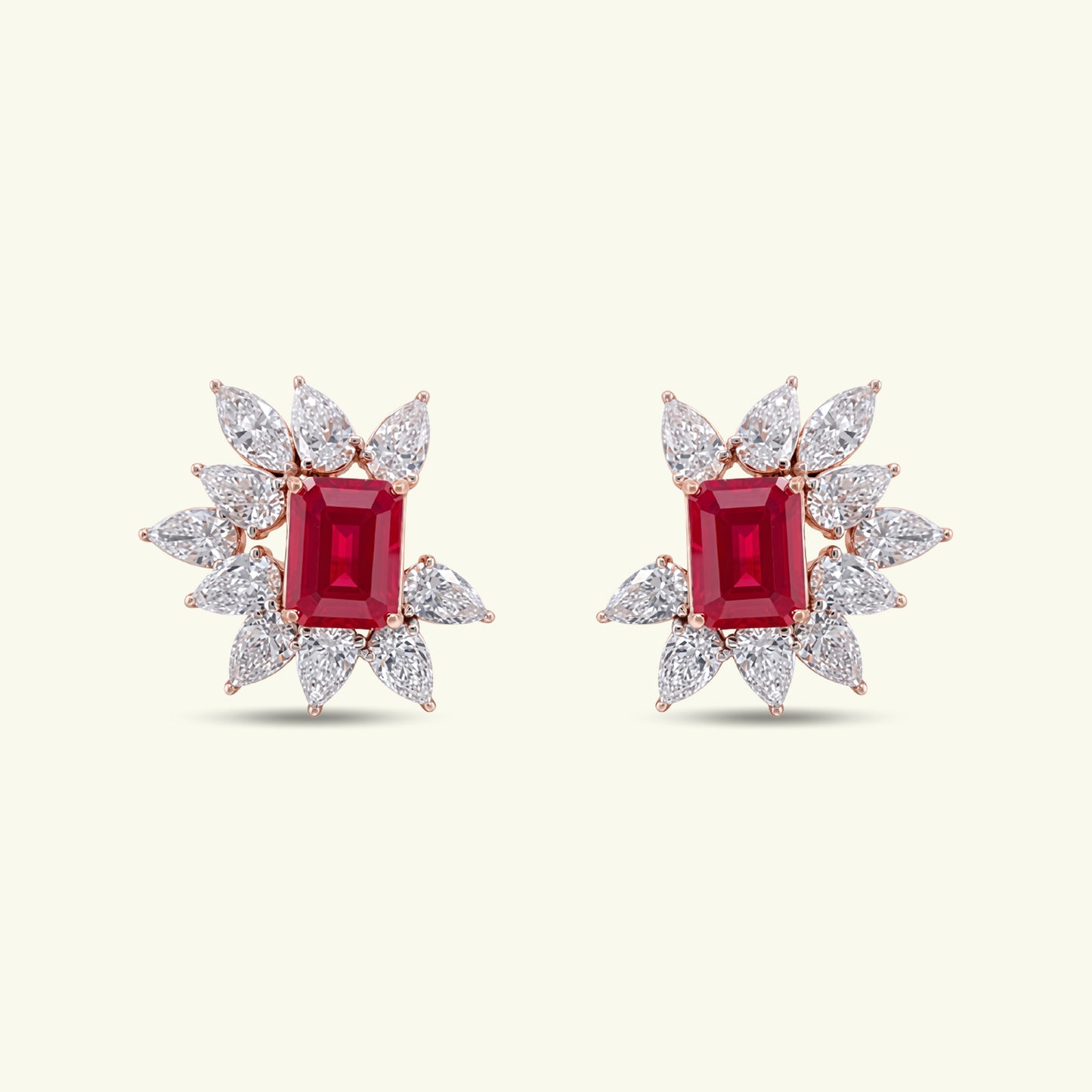 Orvyn Coloured Diamond Stud Earrings