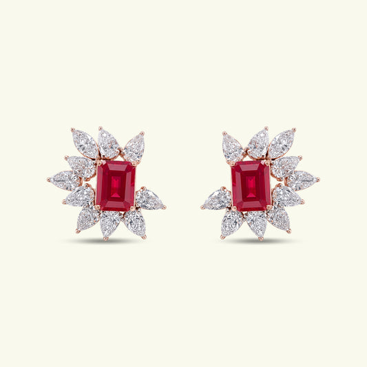 Orvyn Coloured Diamond Stud Earrings
