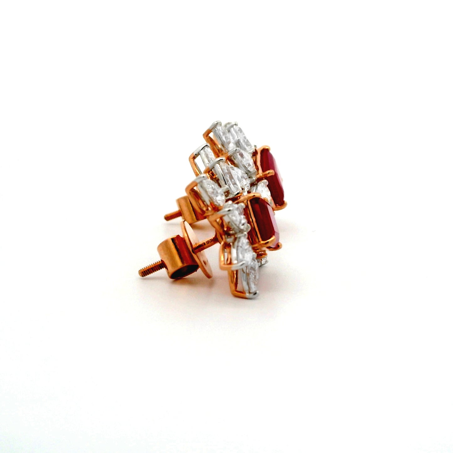 Orvyn Coloured Diamond Stud Earrings