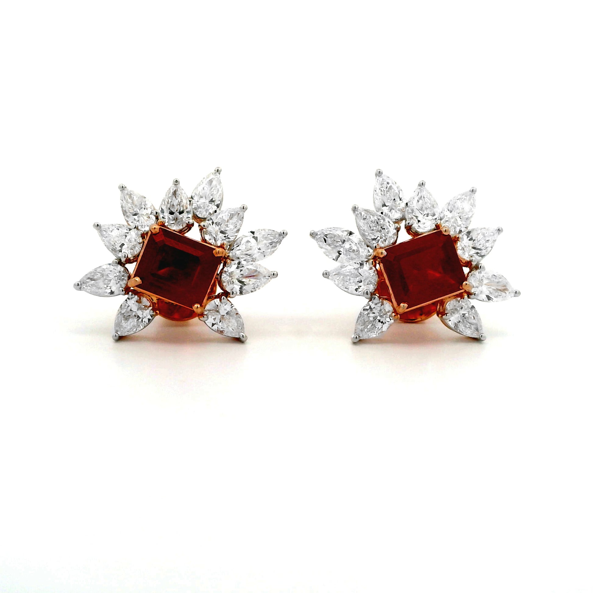 Orvyn Coloured Diamond Stud Earrings
