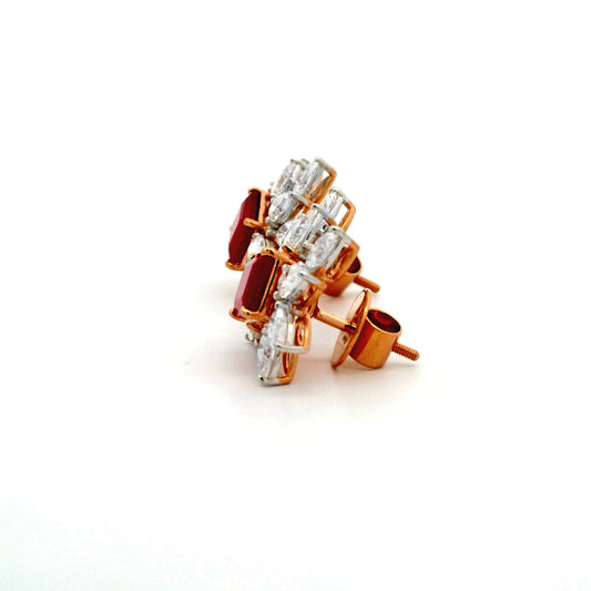 Orvyn Coloured Diamond Stud Earrings
