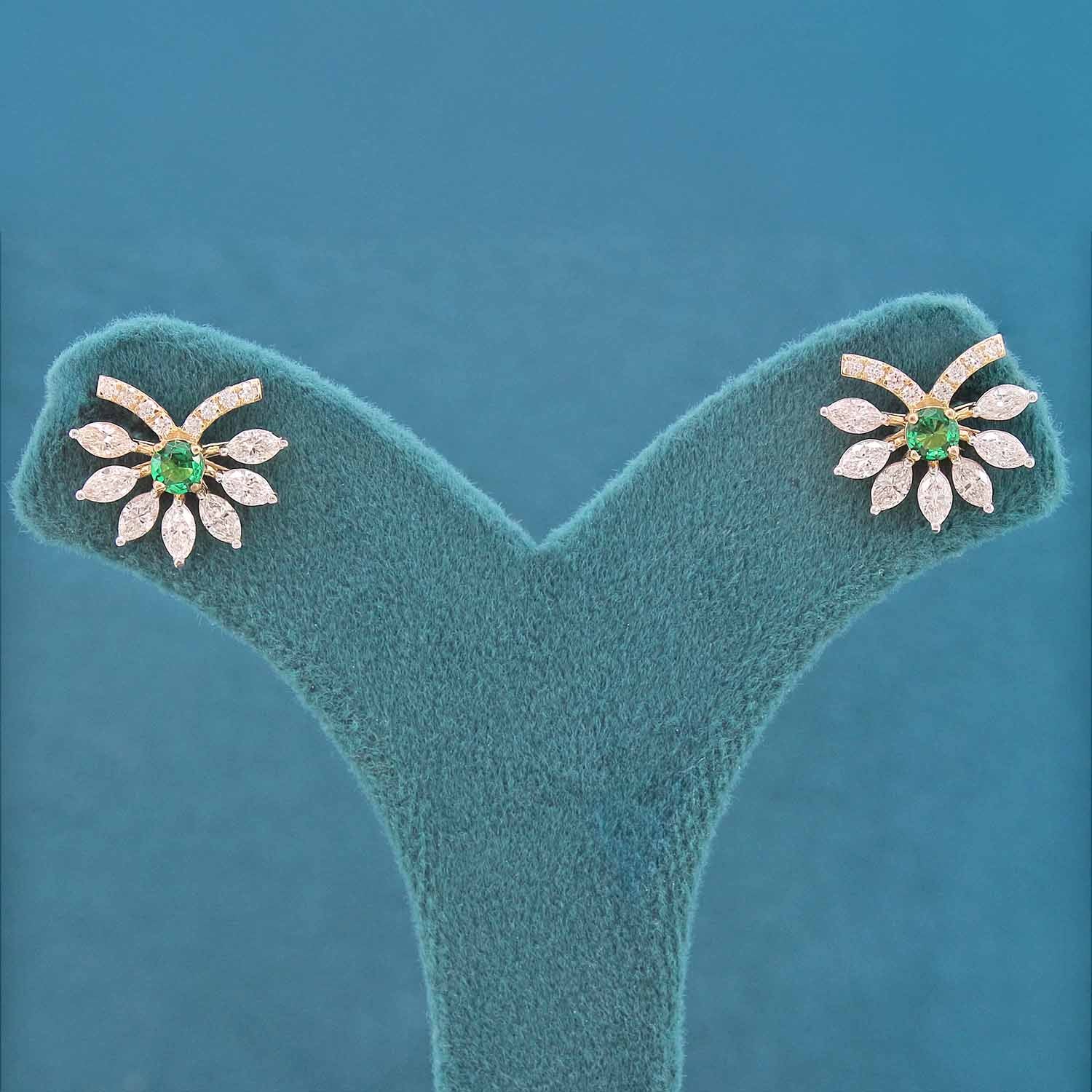 Velena Coloured Diamond Stud Earrings