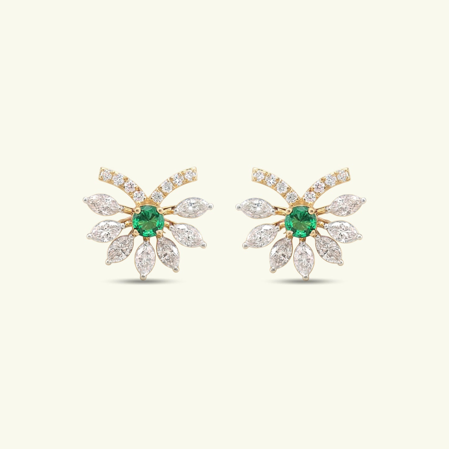 Velena Coloured Diamond Stud Earrings