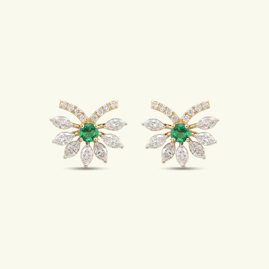 Velena Coloured Diamond Stud Earrings