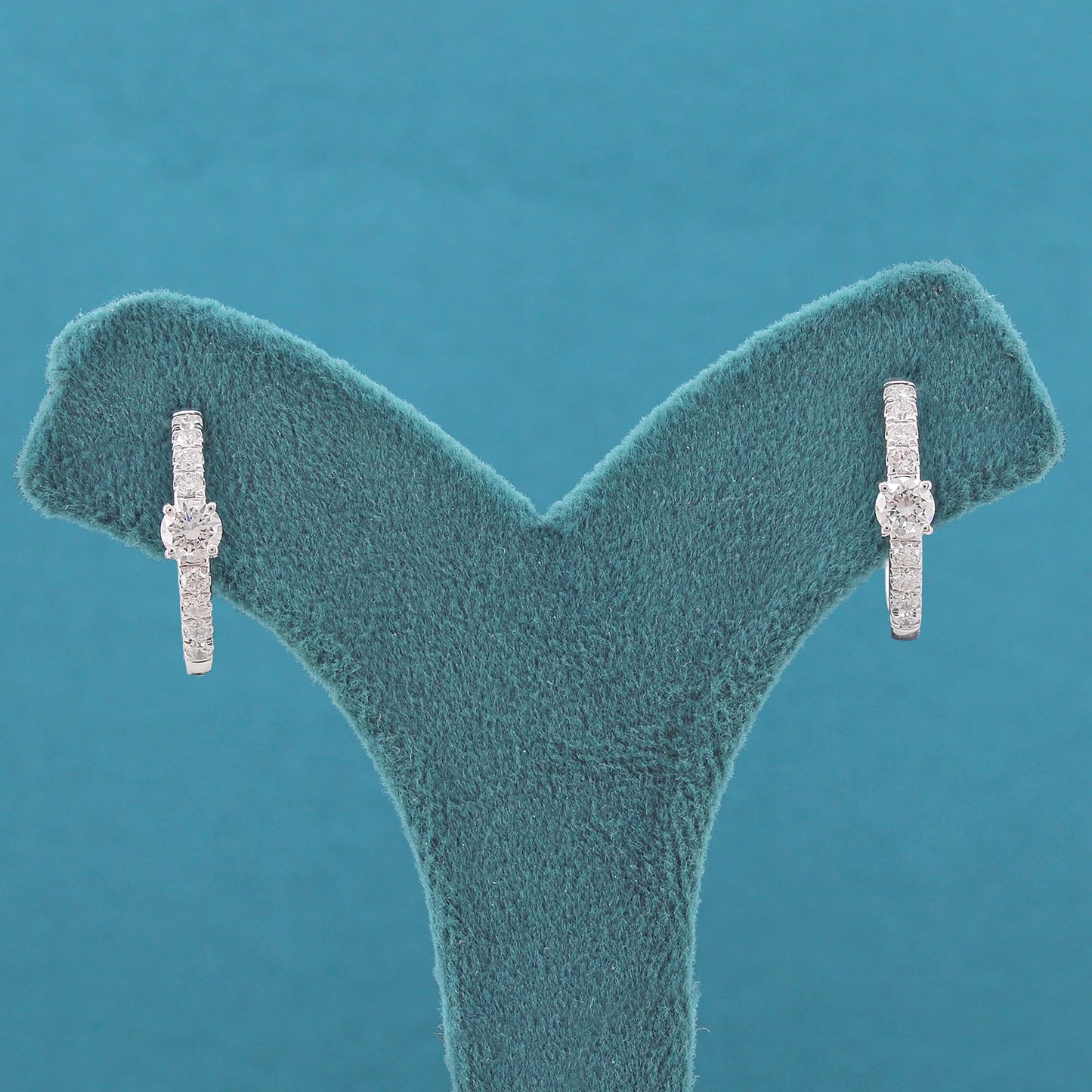 Marisse Diamond Hoop Earrings