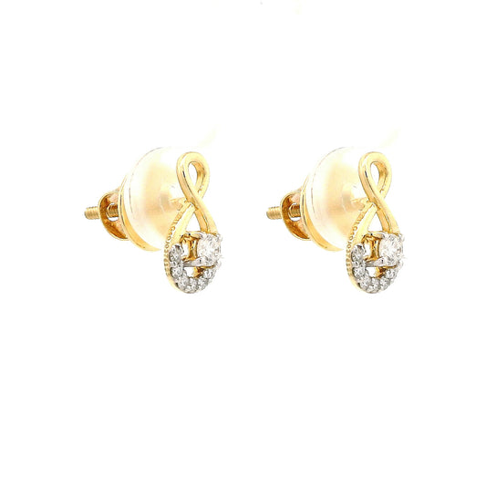 Eterna Diamond Stud Earrings