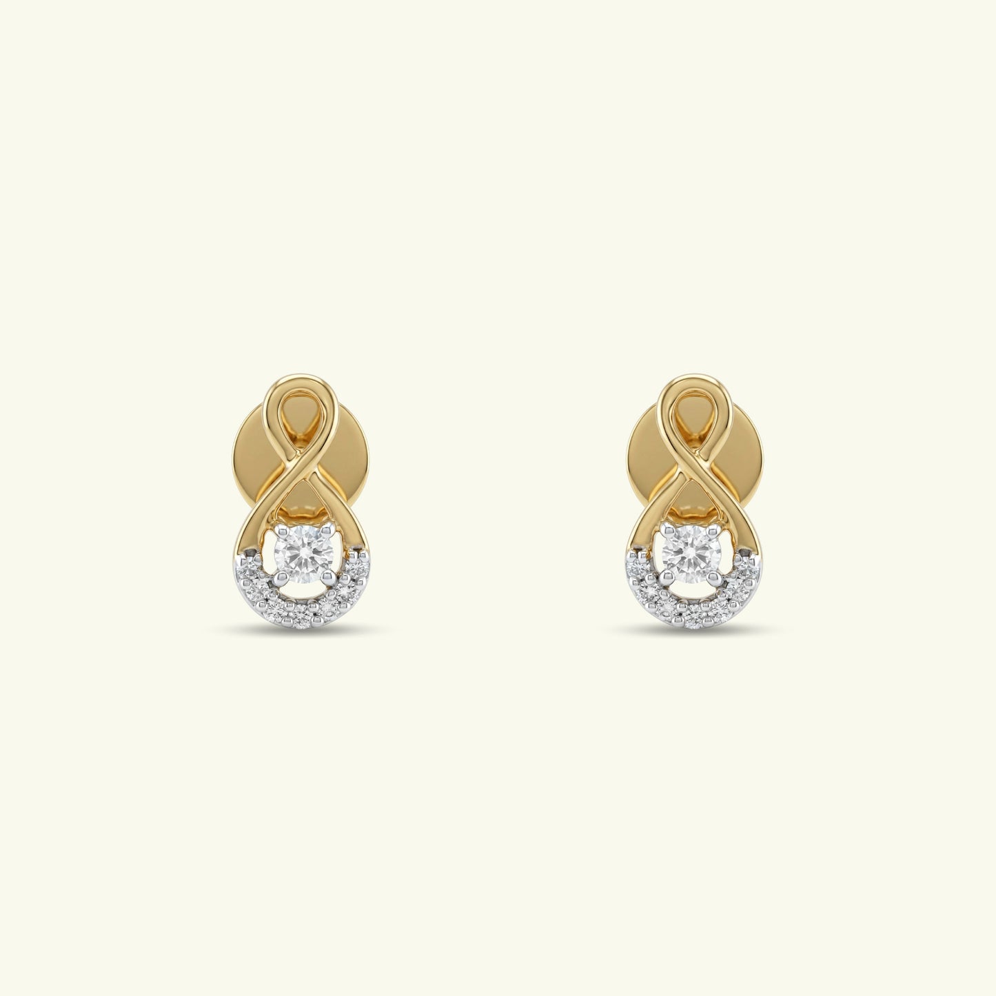 Eterna Diamond Stud Earrings