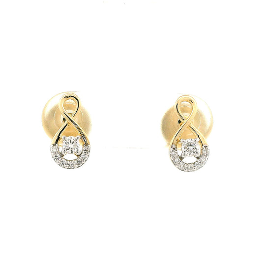 Eterna Diamond Stud Earrings