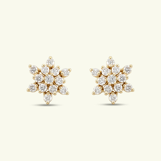 Nyvara Nakshatra Diamond Stud Earrings