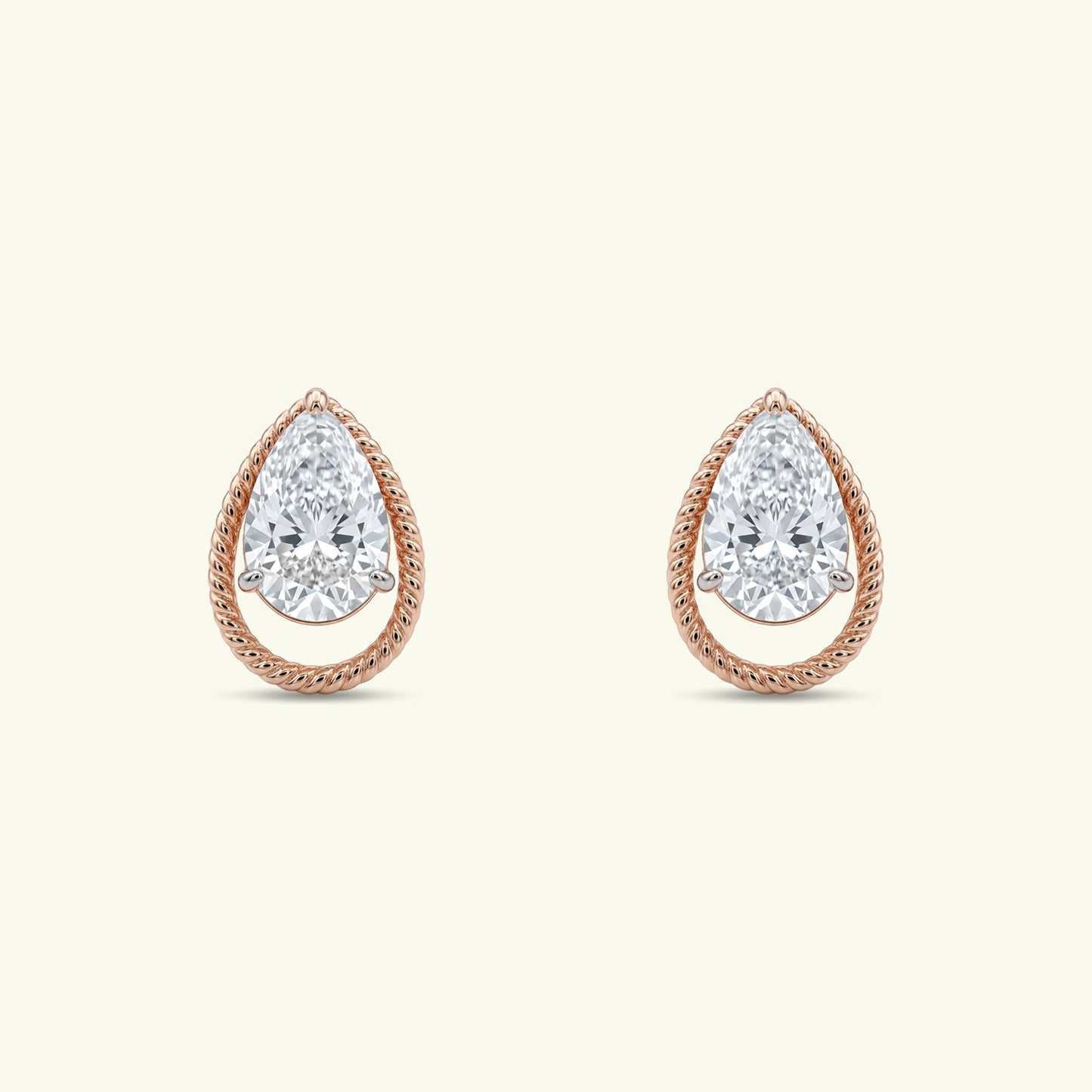 Alenya Solitaire Diamond Stud Earrings