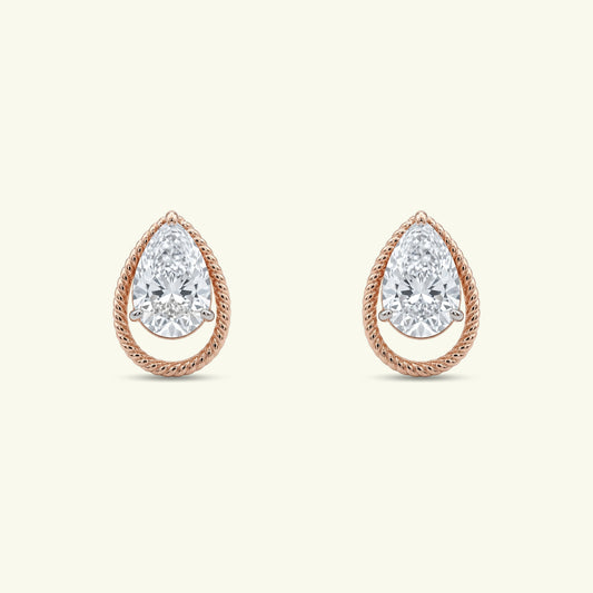 Alenya Solitaire Diamond Stud Earrings