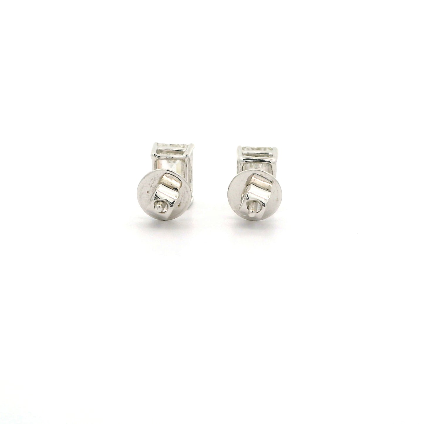Senara Solitaire Diamond Stud Earrings