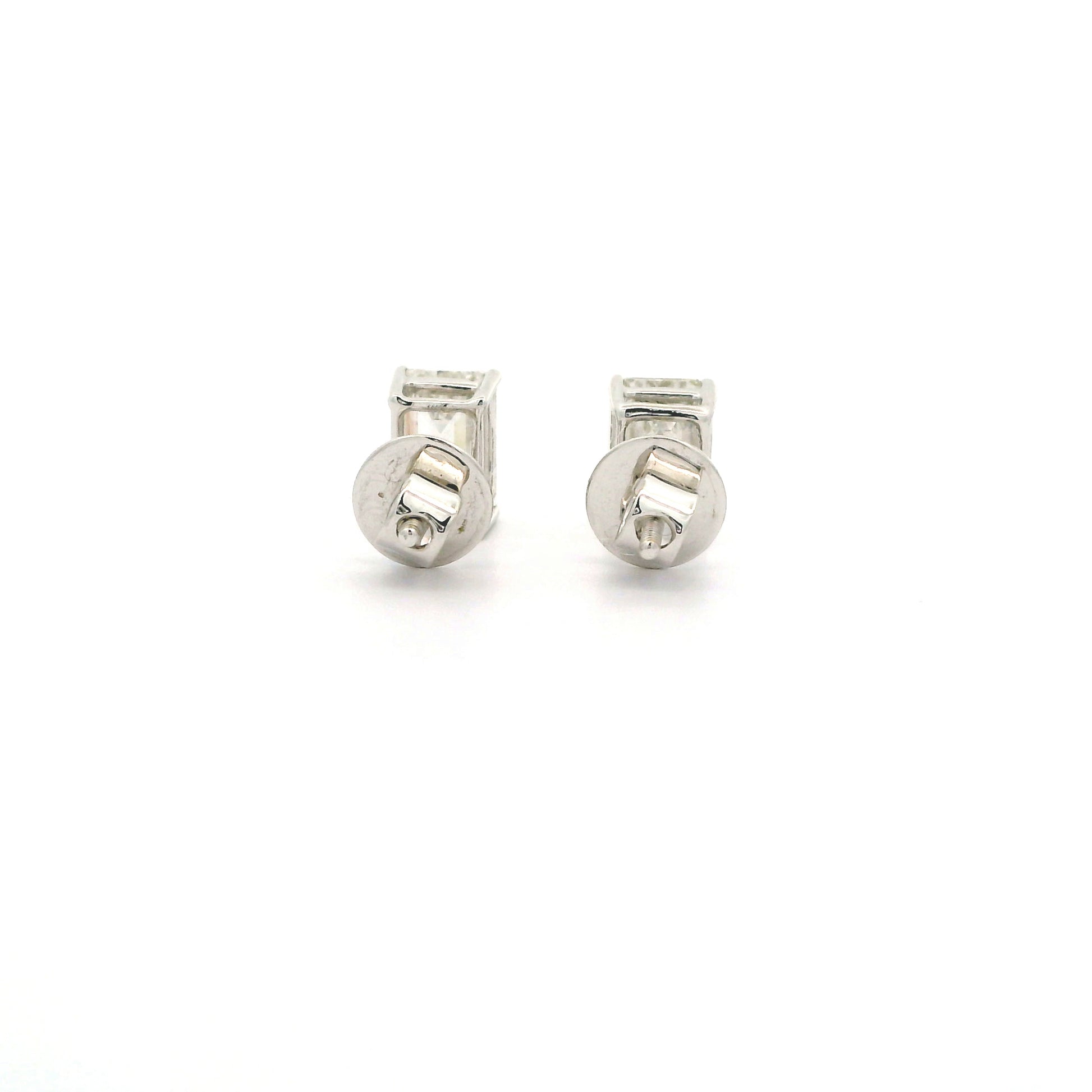 Senara Solitaire Diamond Stud Earrings