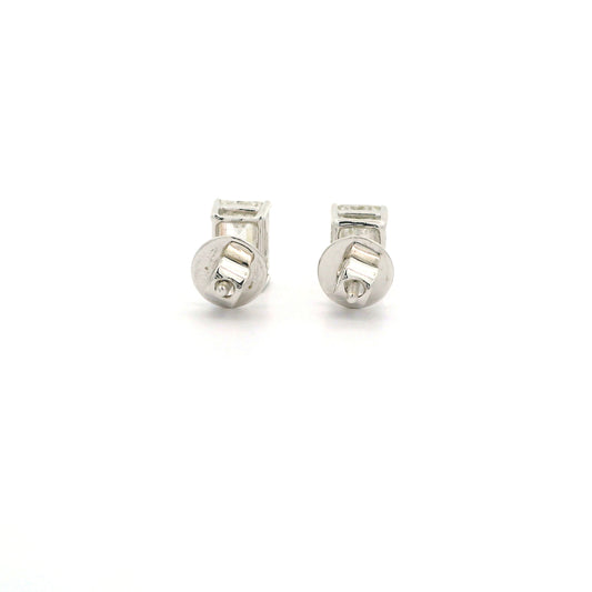 Senara Solitaire Diamond Stud Earrings