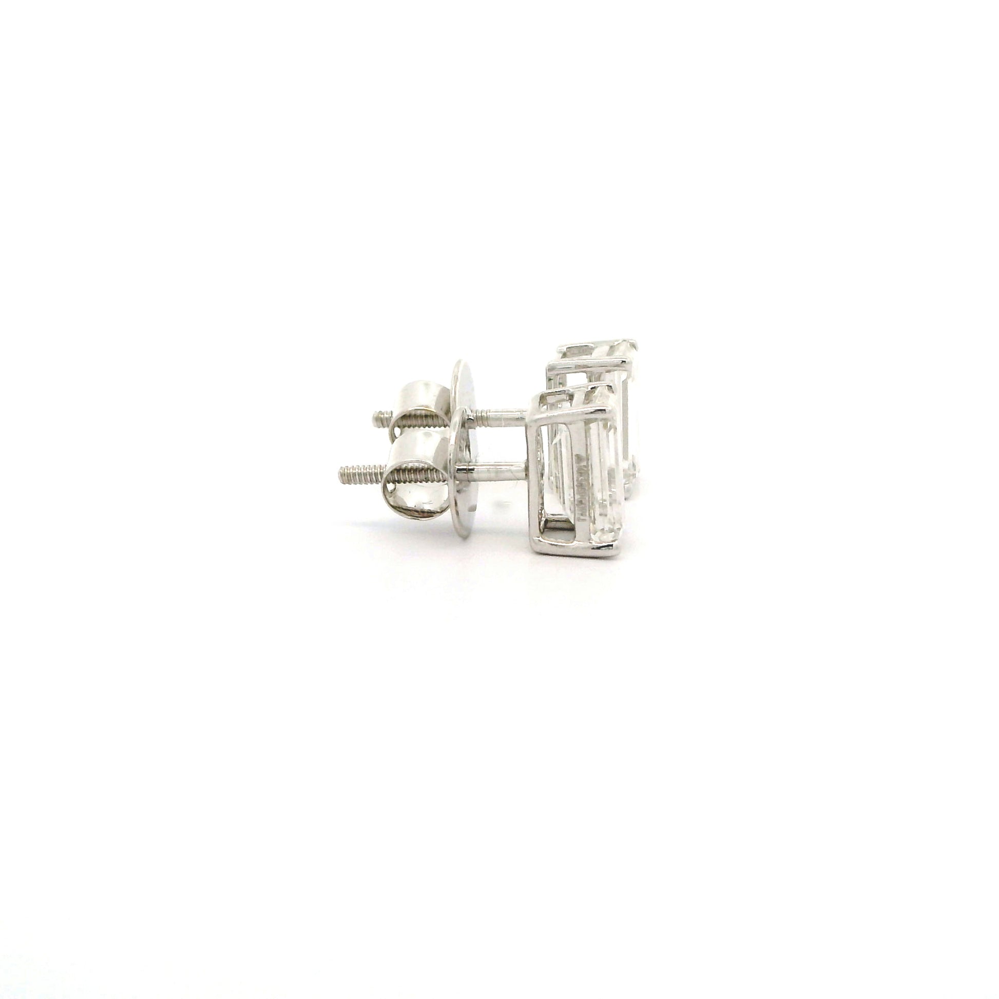 Senara Solitaire Diamond Stud Earrings