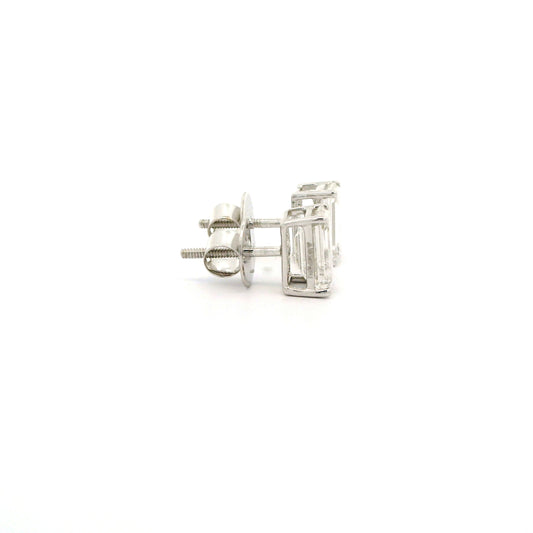 Senara Solitaire Diamond Stud Earrings