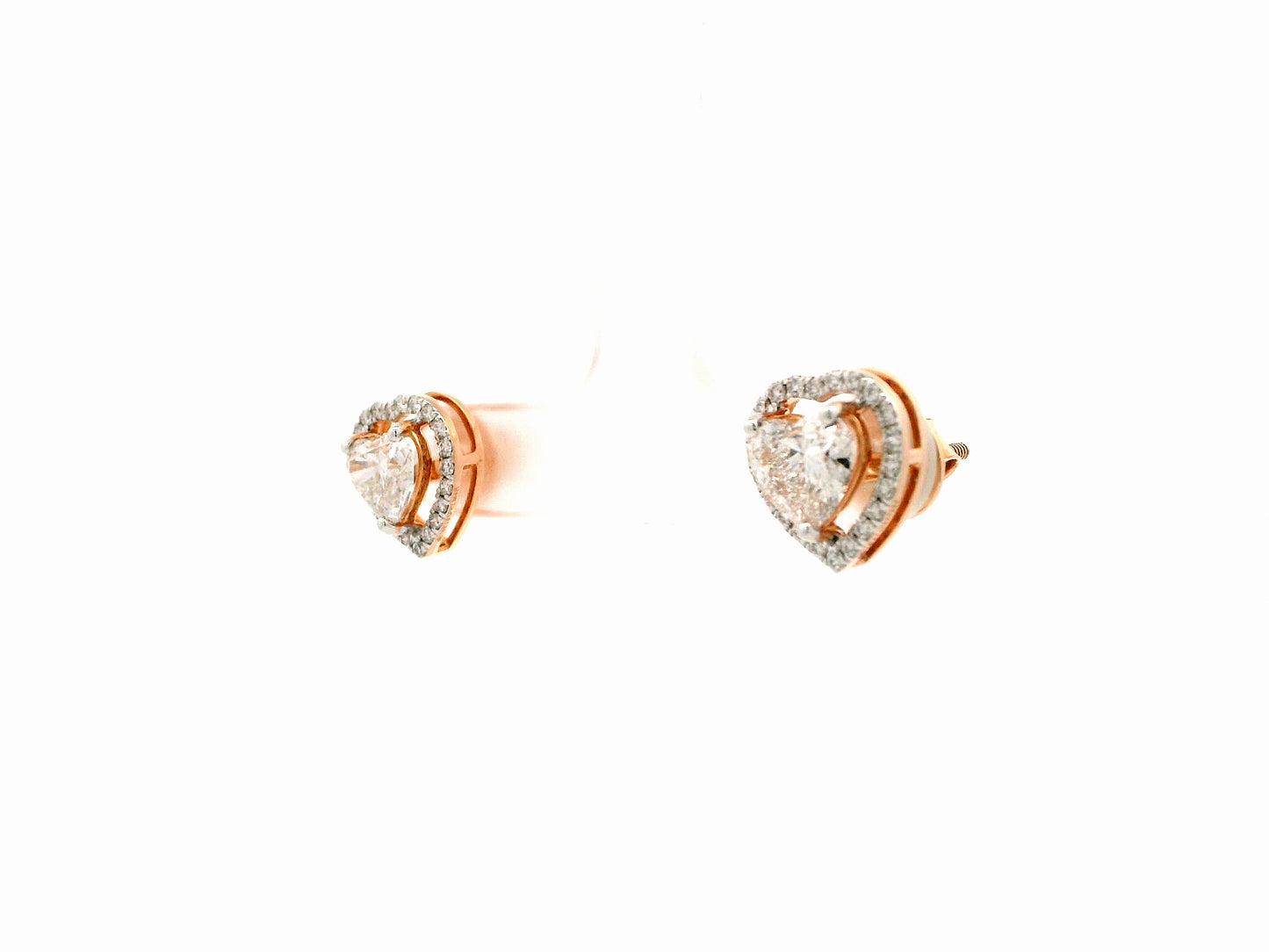 Isani Halo Diamond Stud Earrings