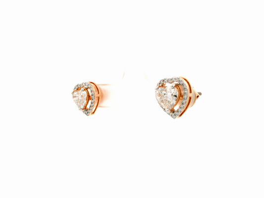 Isani Halo Diamond Stud Earrings