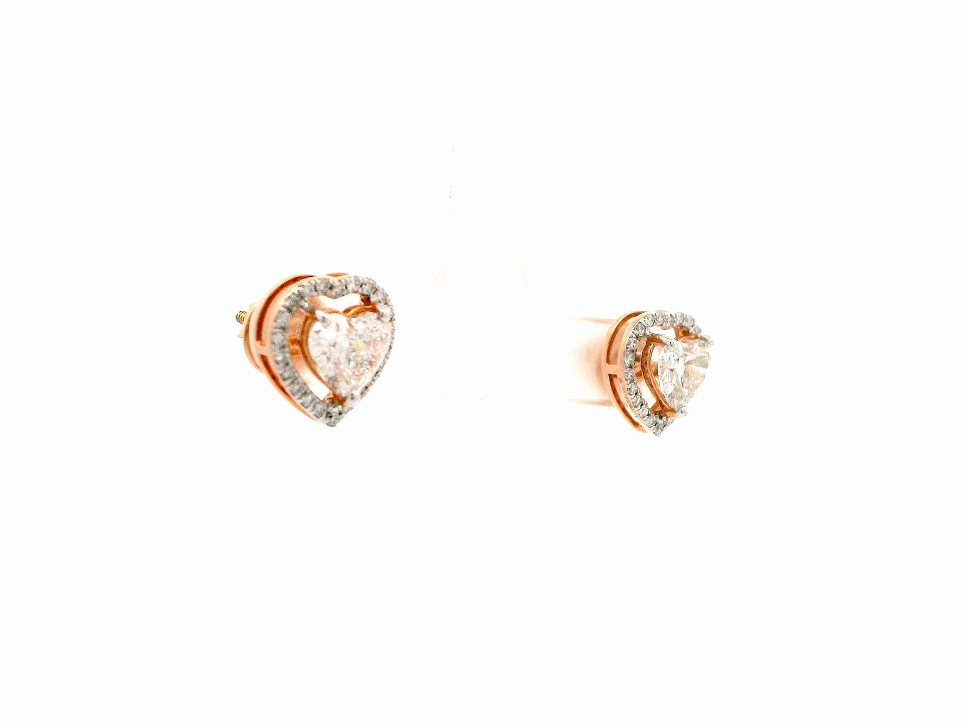 Isani Halo Diamond Stud Earrings