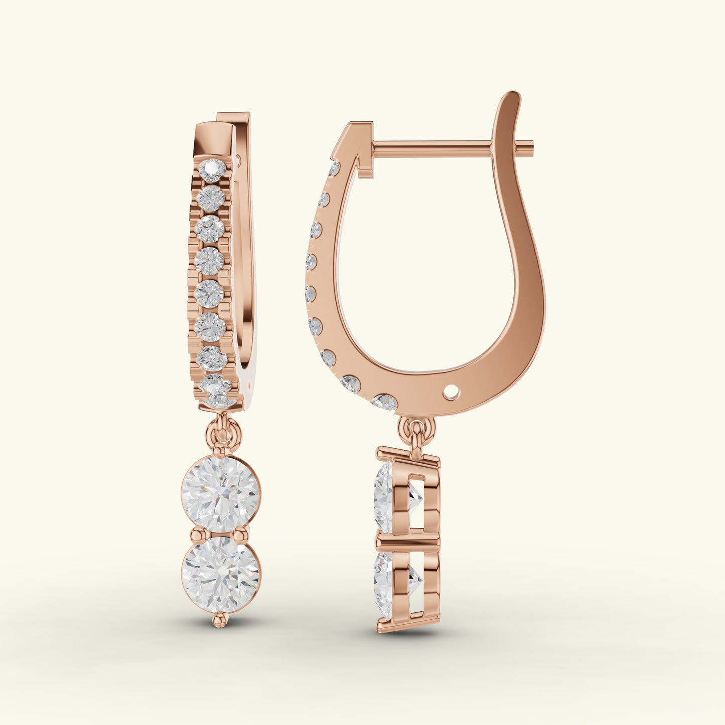 Lyssan Diamond Drop Earring