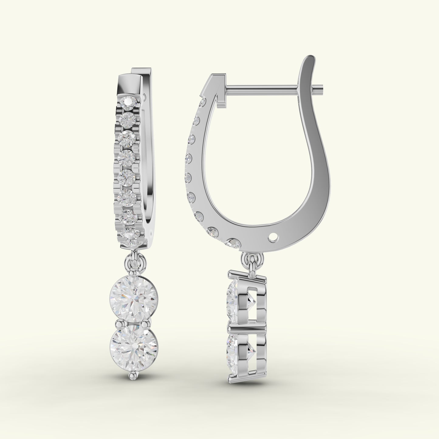 Lyssan Diamond Drop Earring