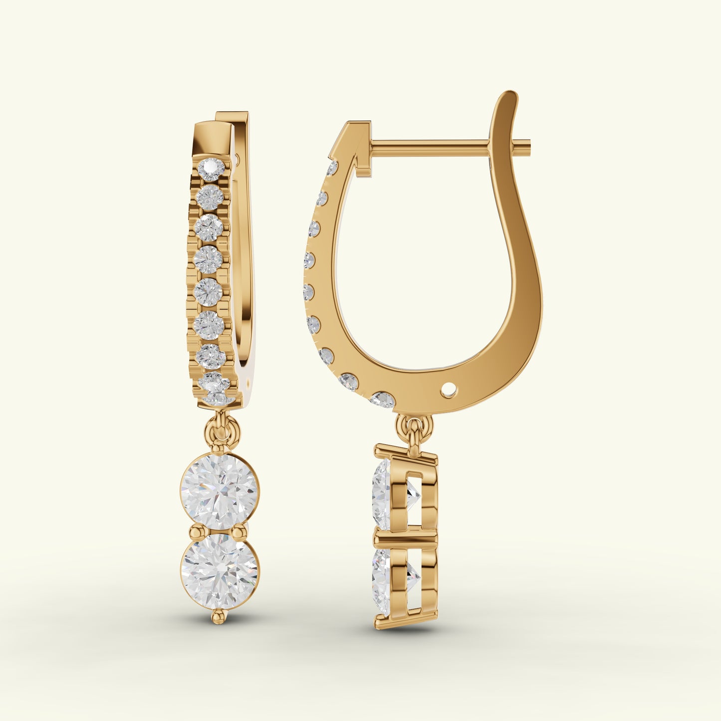 Lyssan Diamond Drop Earring