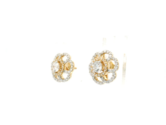Sorali Halo Diamond Stud Earrings