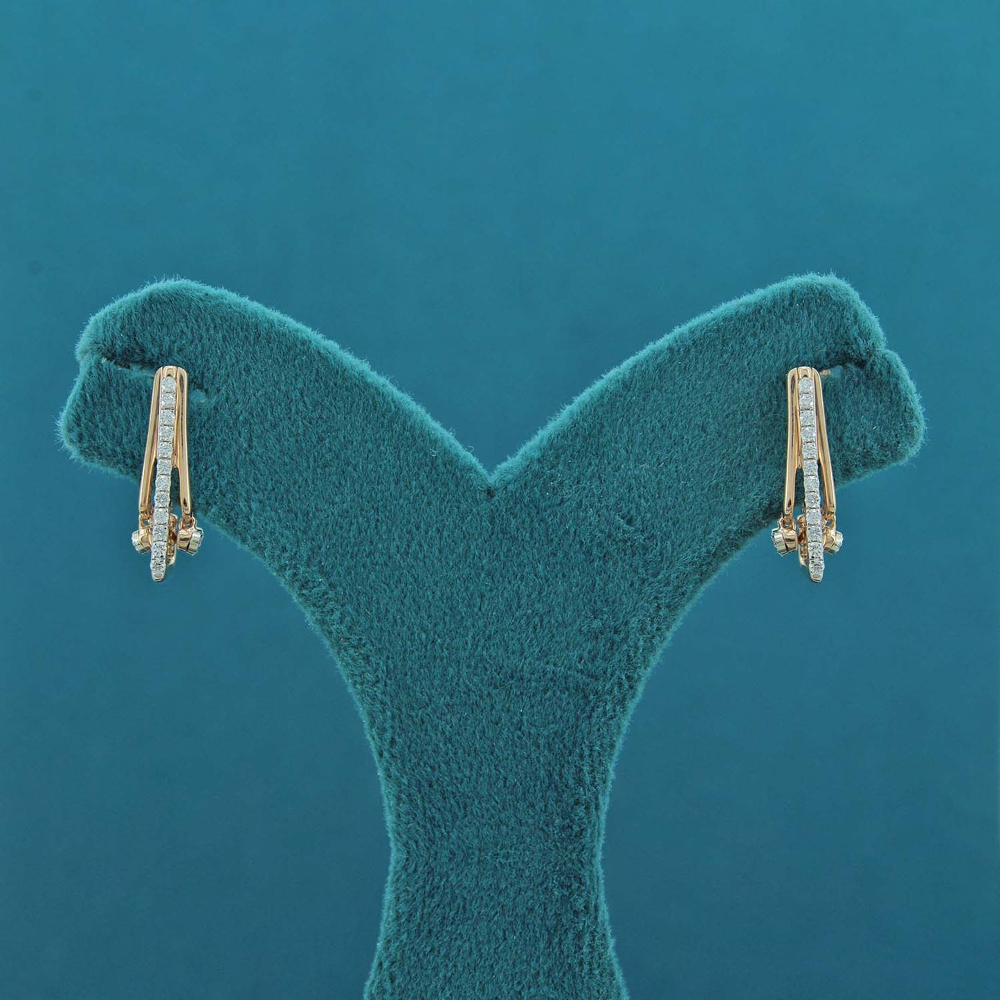 Serian Diamond Hoop Earrings