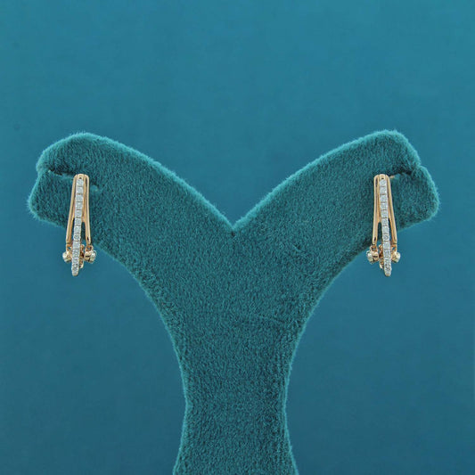 Serian Diamond Hoop Earrings