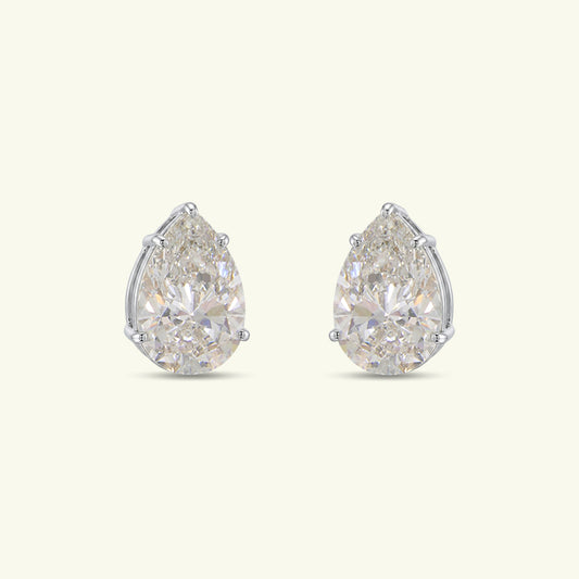 Avenya Solitaire Diamond Stud Earrings