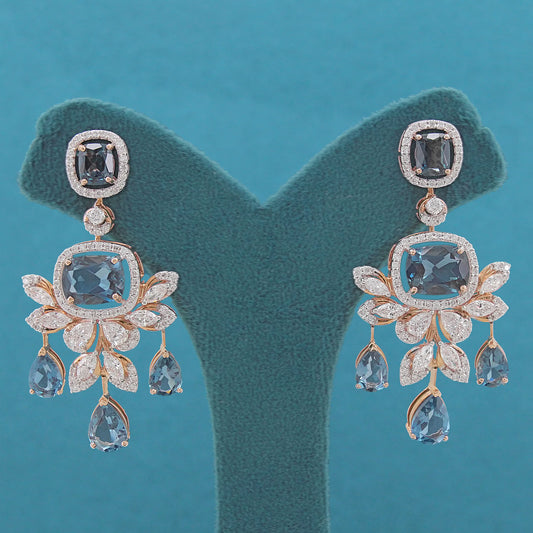 Alura Crest Diamond Earrings