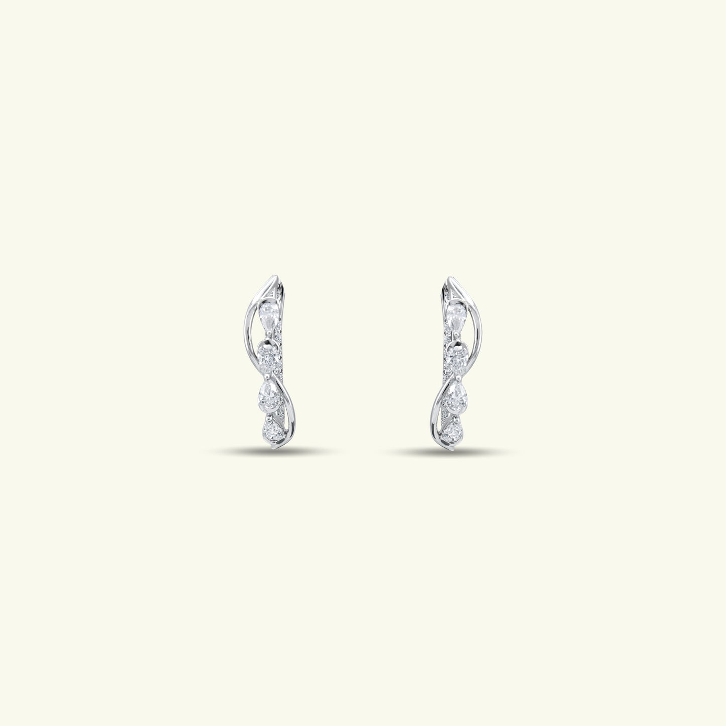 Seraphin Diamond Hoop Earrings