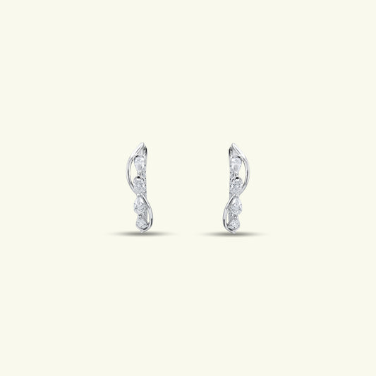 Seraphin Diamond Hoop Earrings