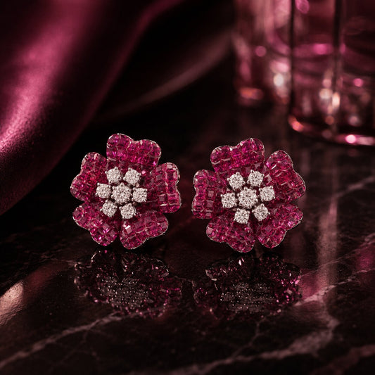 Aranya Mystique Diamond Chandelier Earring