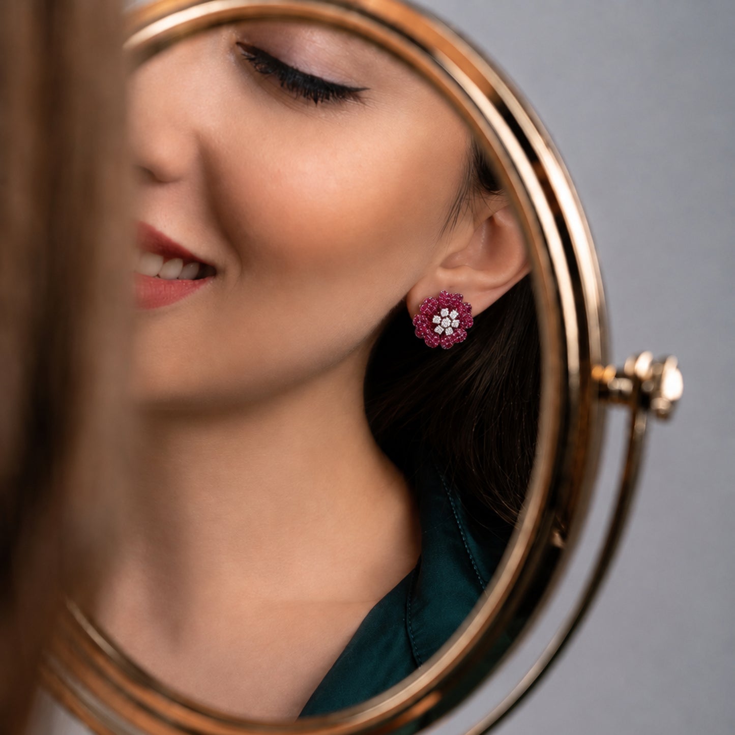 Aranya Mystique Diamond Chandelier Earring