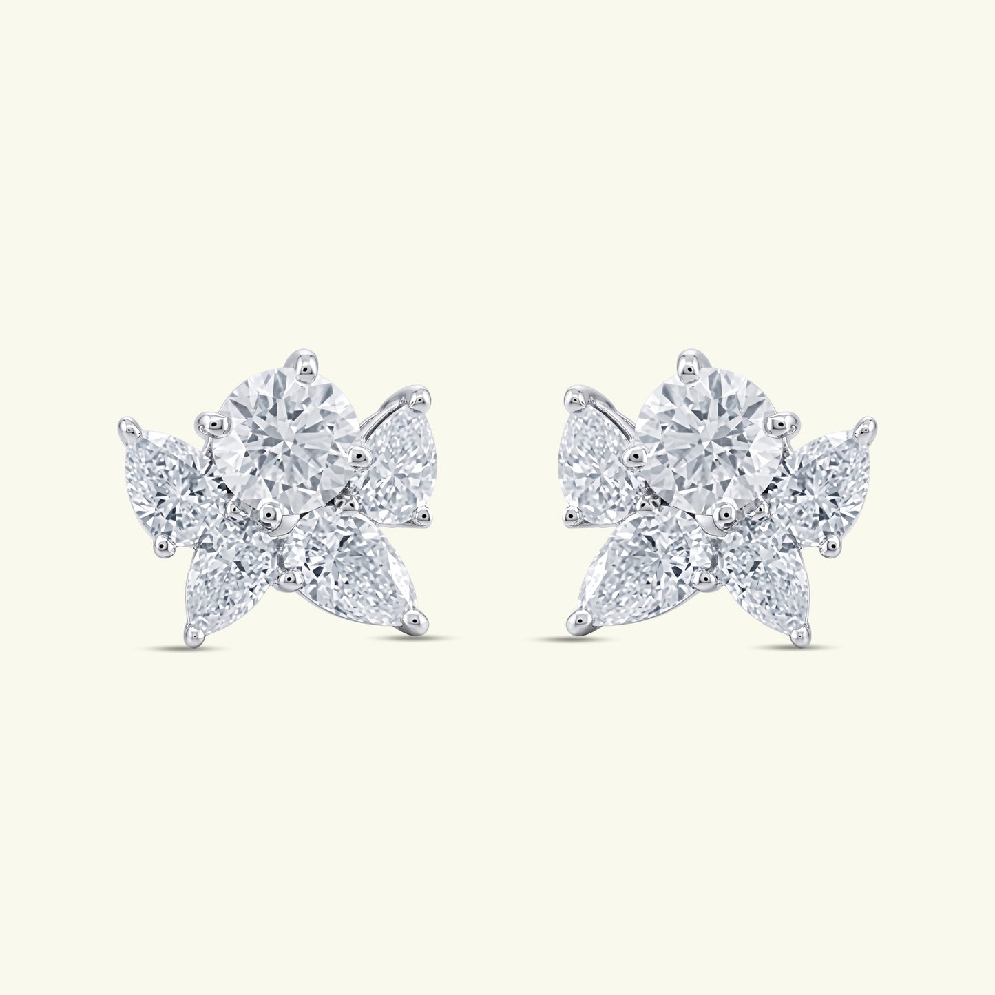 Thysa Diamond Stud Earrings