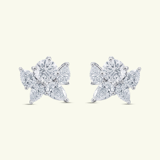 Thysa Diamond Stud Earrings