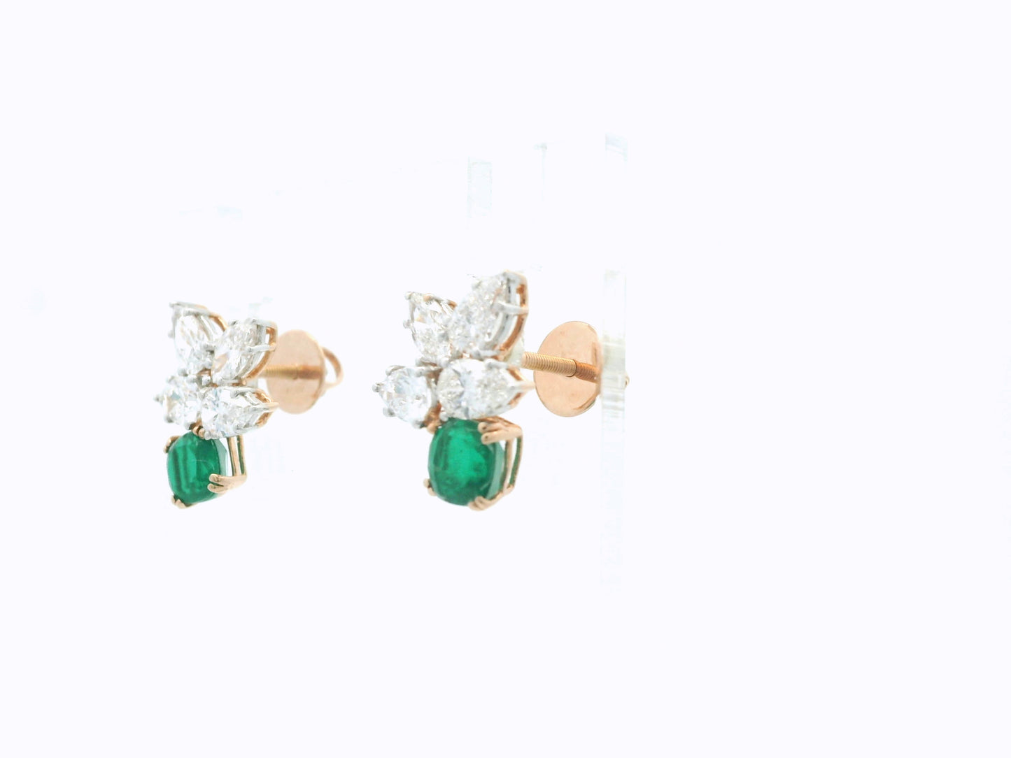 Maela Coloured Diamond Stud Earrings