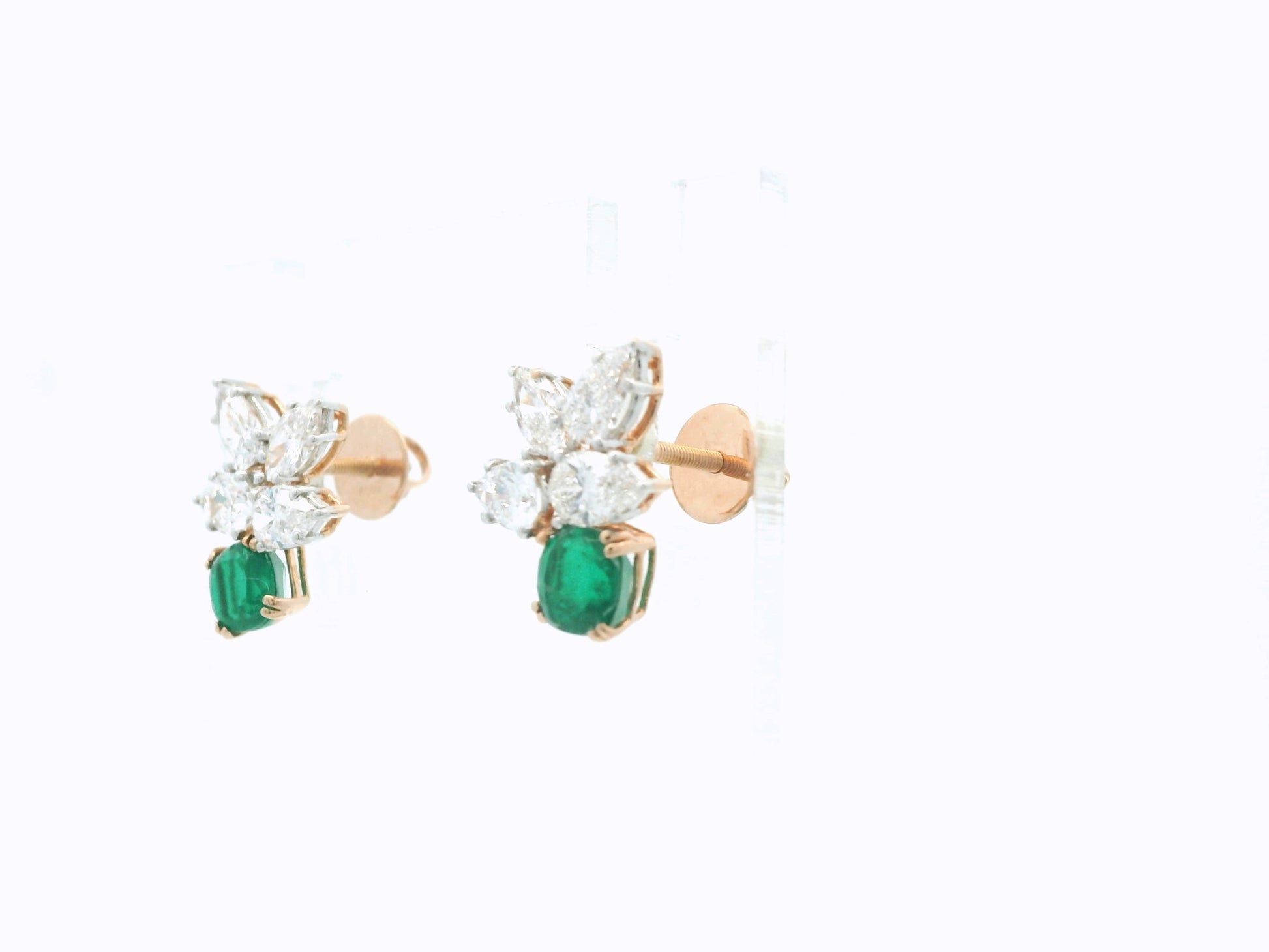 Maela Coloured Diamond Stud Earrings