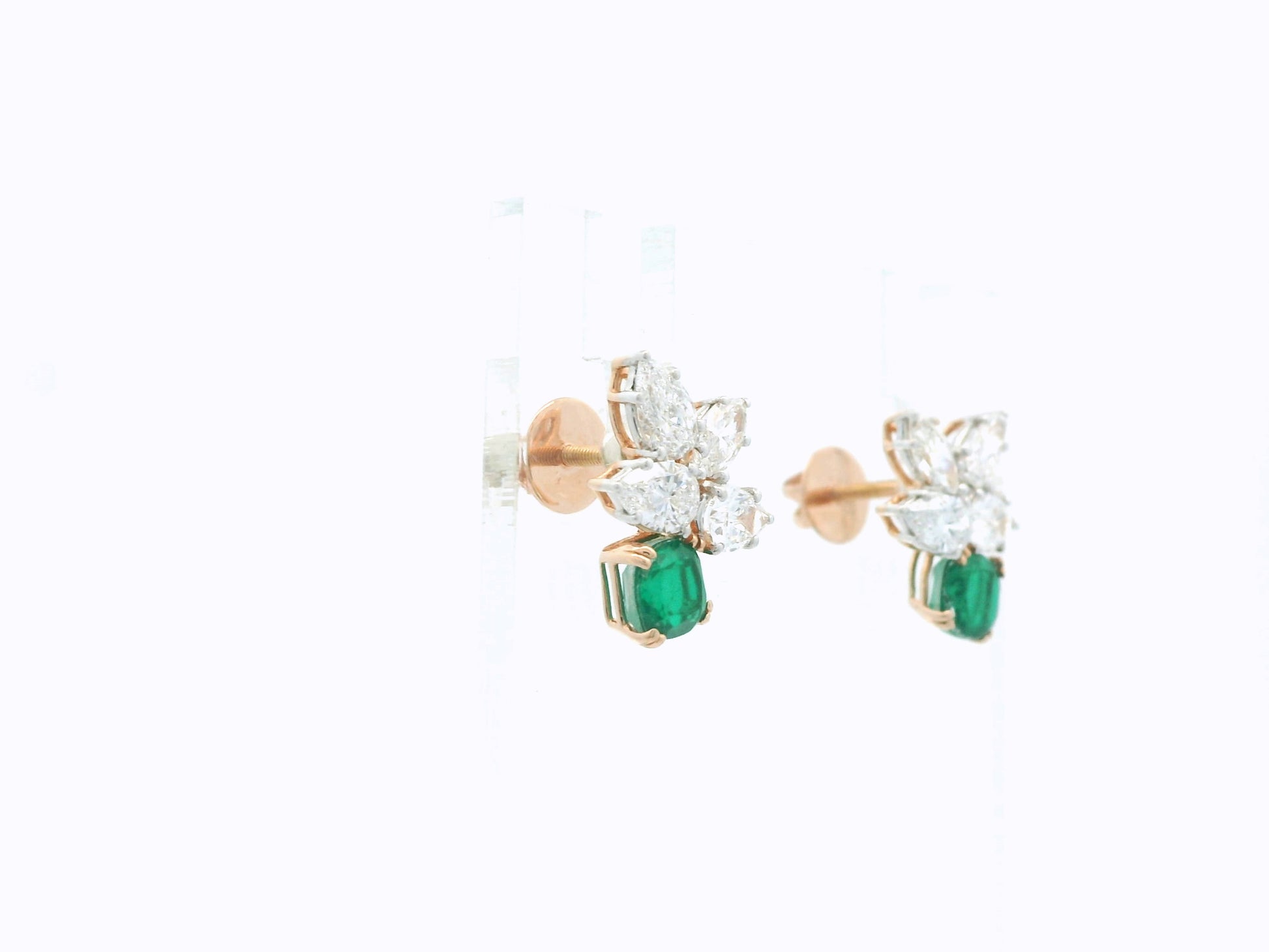 Maela Coloured Diamond Stud Earrings