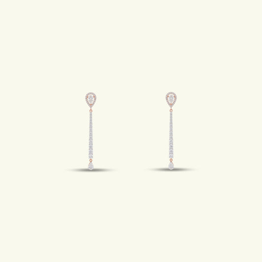 Sephi Halo Diamond Chandelier Earring
