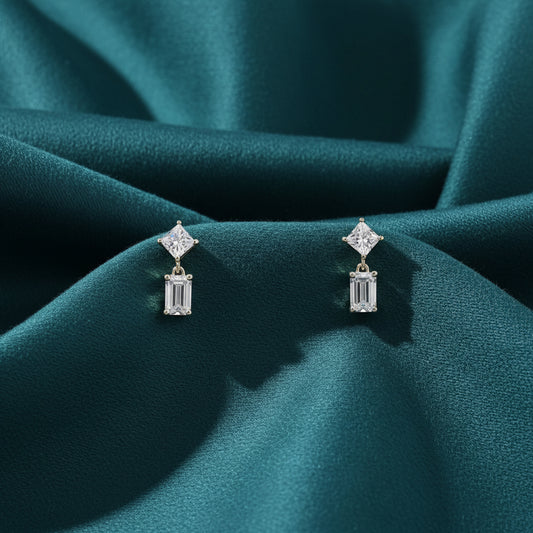 Viris Diamond Drop Earring
